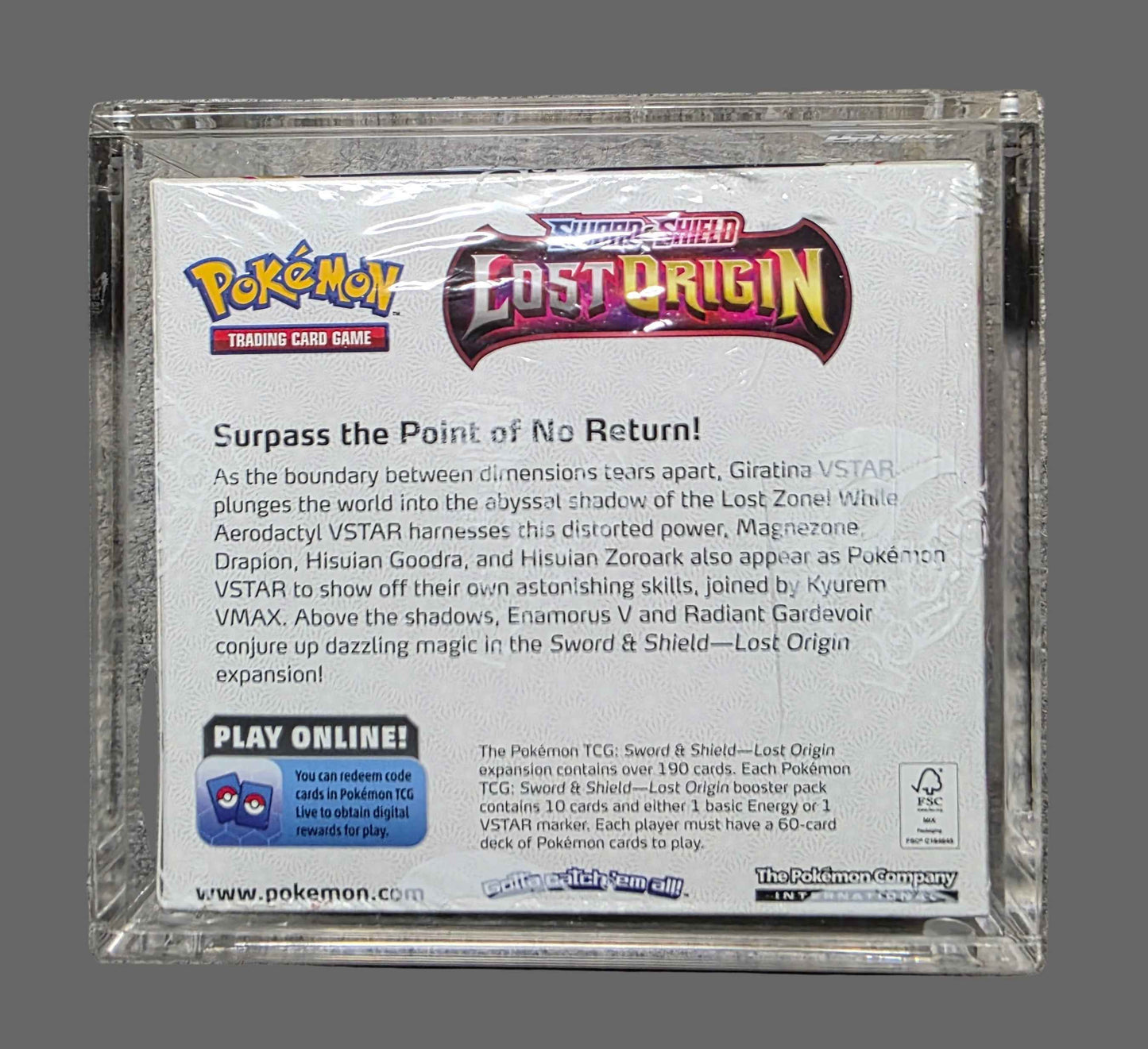 Pokemon Sword & Shield Lost Origin Booster Box - 36 Cards, 10 Cards per Pack, 36 Boosters, Lost Origin Trainer Gallery Cards TCG Sealed English - Tall Grass Grabs