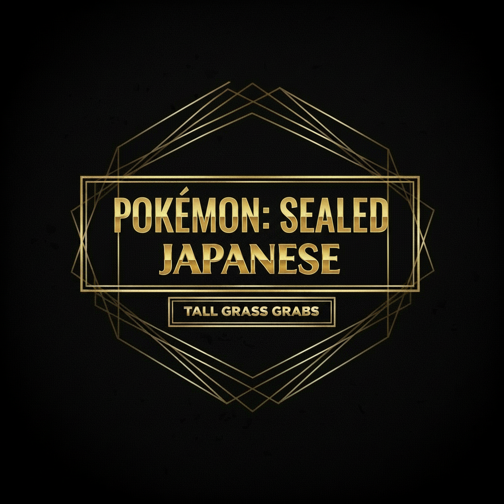 Sealed Japanese Pokemon - Tall Grass Grabs