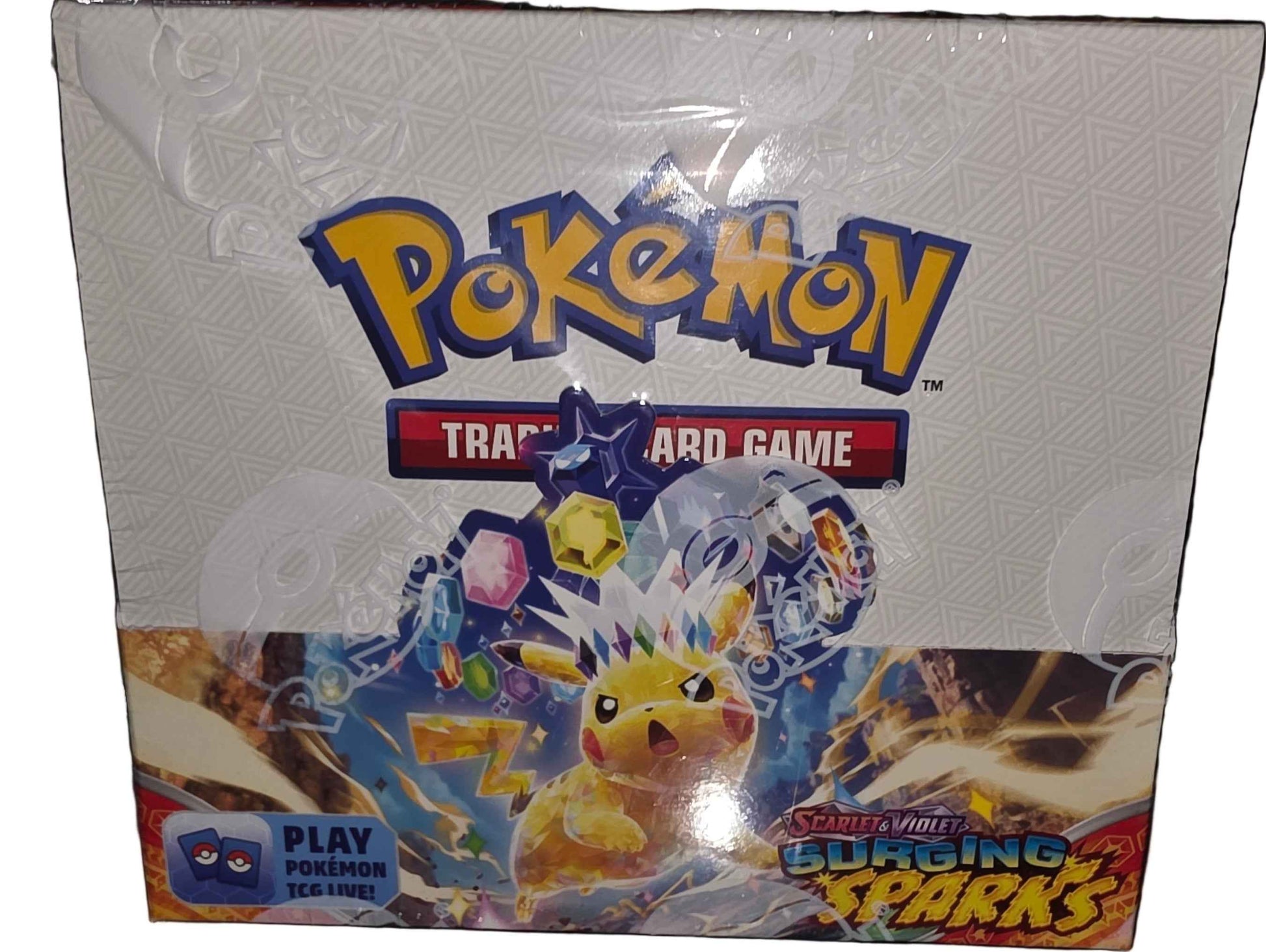 Pokemon Surging Sparks Booster Box Sealed 36 Packs 10 Cards Per Pack - Tall Grass Grabs