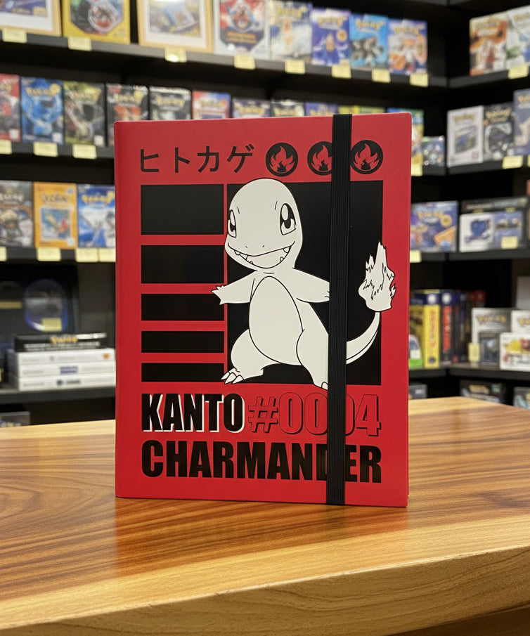Ultra Pro Charmander Kanto 9-Pocket Pro Binder Holds 360 Cards Collectible Trading Card Storage Album - Tall Grass Grabs