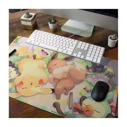 Pokemon Center Exclusive Playmat - Berry Sleepy - Anti-Slip Back Ideal for Trading Card Games Featuring Iconic Characters - Tall Grass Grabs